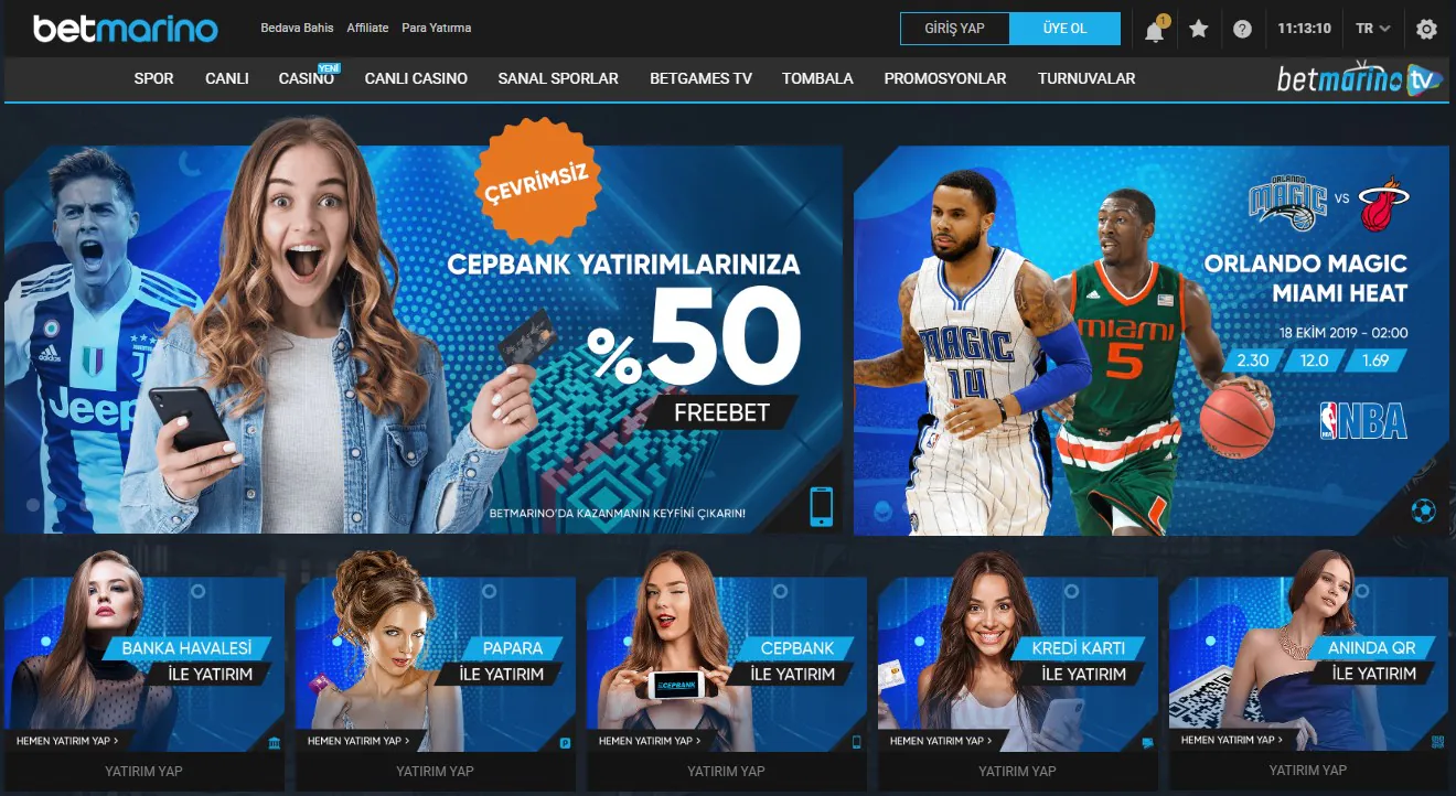 Betmarino Giriş